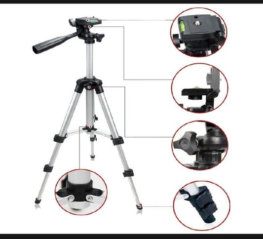 Tripod 3110 Lightweight Aluminum Tripod for Cameras & Smartphones