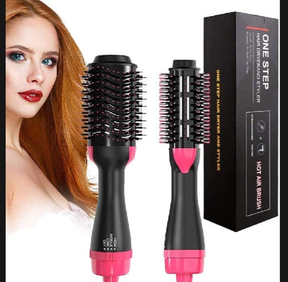 One Step Hot Air Brush Dryer & Straightener
