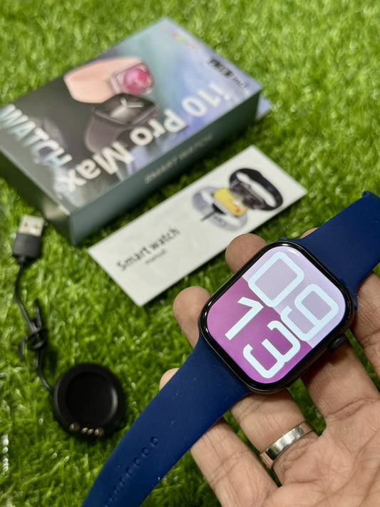 I10 Pro Max Smartwatch with Fitness Tracking & Call Alerts