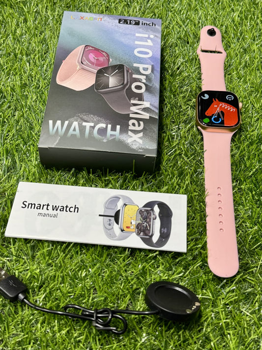 I10 Pro Max Smartwatch with Fitness Tracking & Call Alerts