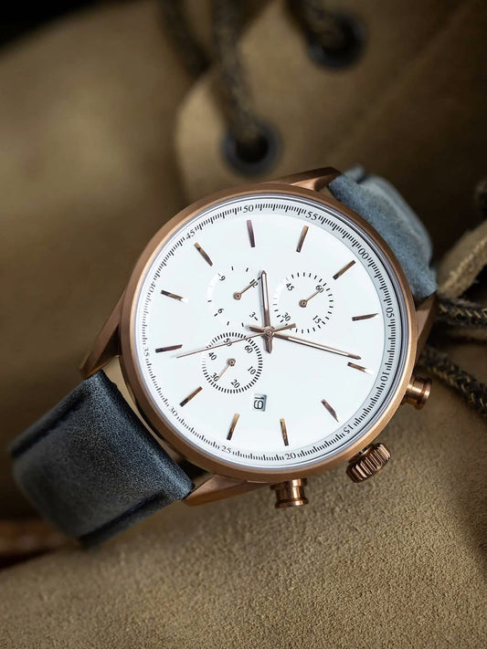 The Chrono S200 - Blue/Leather
